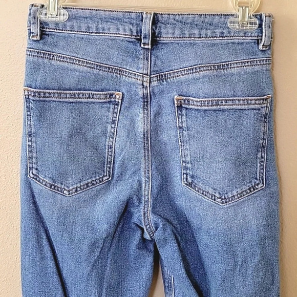 ASOS Women's Medium Wash Frayed Hem Skinny Jeans - Size 26 - Picture 8 of 10